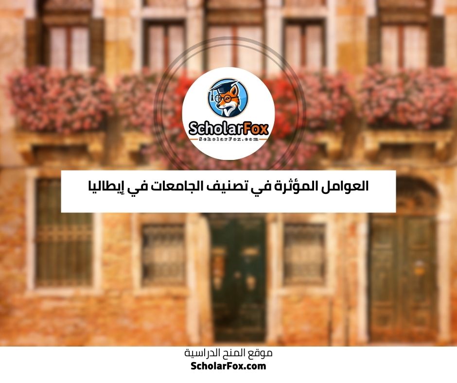 العوامل المؤثرة في تصنيف الجامعات في إيطاليا