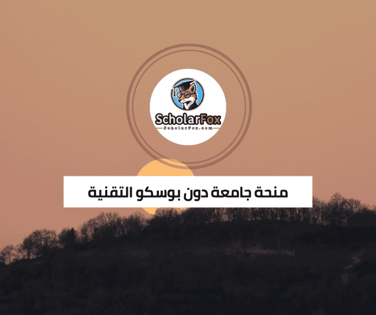 منحة جامعة دون بوسكو التقنية