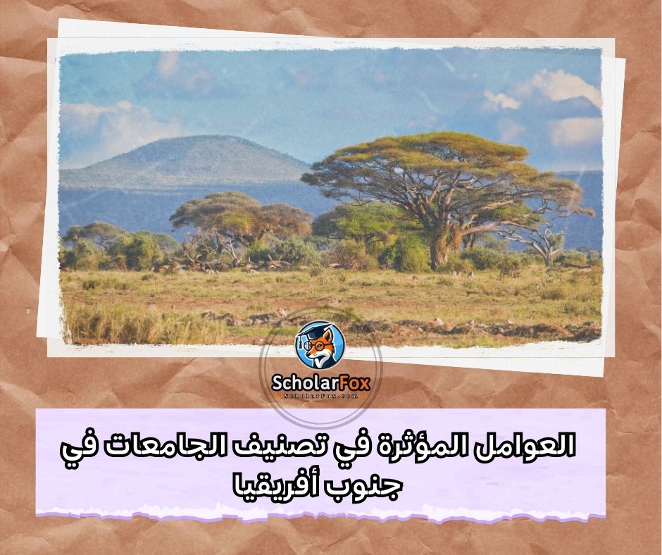 العوامل المؤثرة في تصنيف الجامعات في جنوب أفريقيا