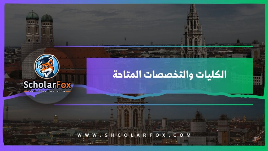 الكليات والتخصصات المتاحة