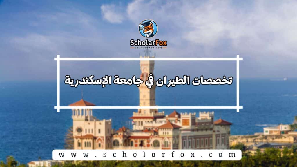 تخصصات الطيران في جامعة الإسكندرية