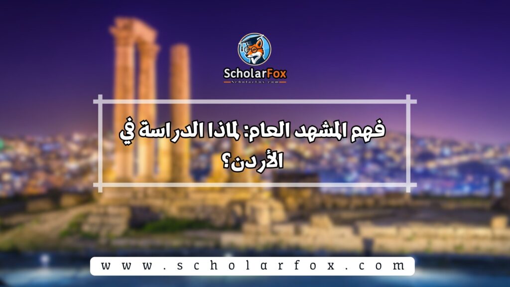 فهم المشهد العام: لماذا الدراسة في الأردن؟