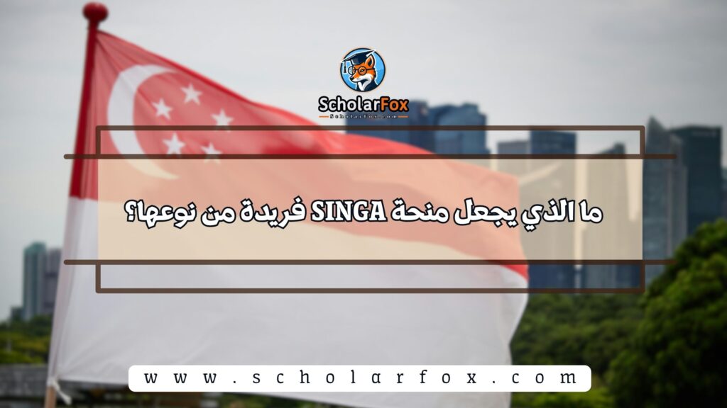 ما الذي يجعل منحة SINGA فريدة من نوعها؟