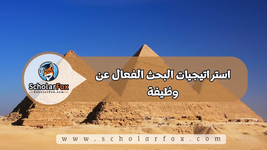 استراتيجيات البحث الفعال عن وظيفة