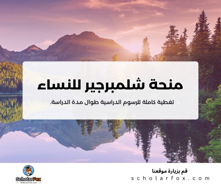 ksa 8 منحة شلمبرجير للنساء