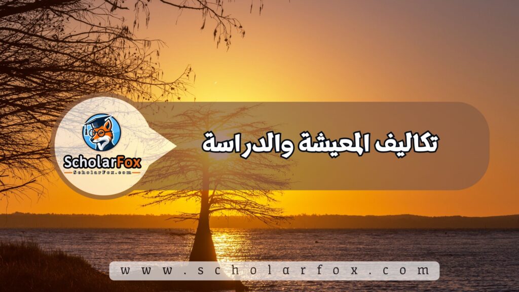 تكاليف المعيشة والدراسة